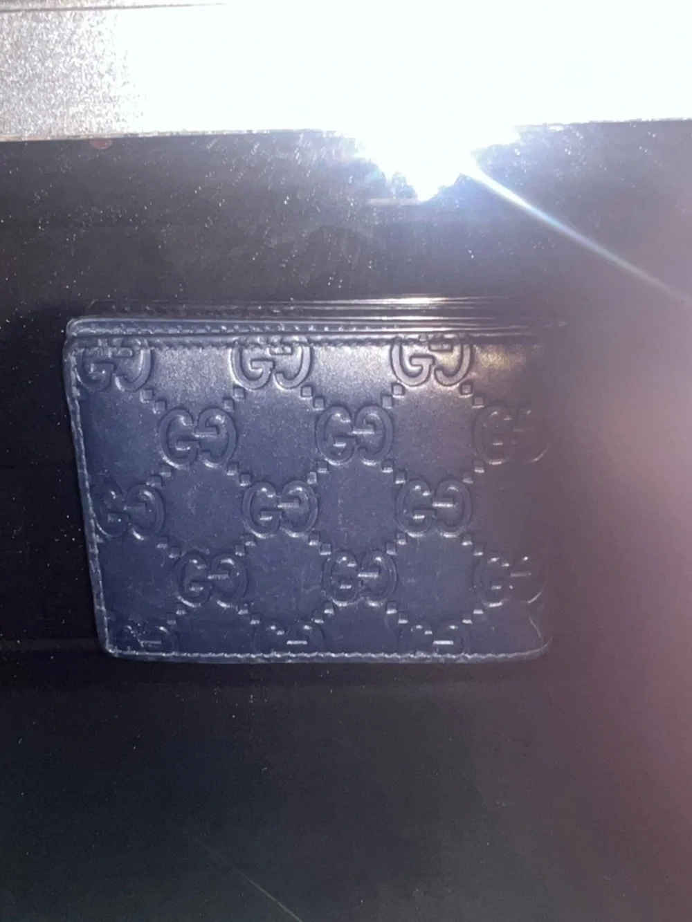 Gucci Black Embossed GG Leather Bifold - Picture 4 of 4